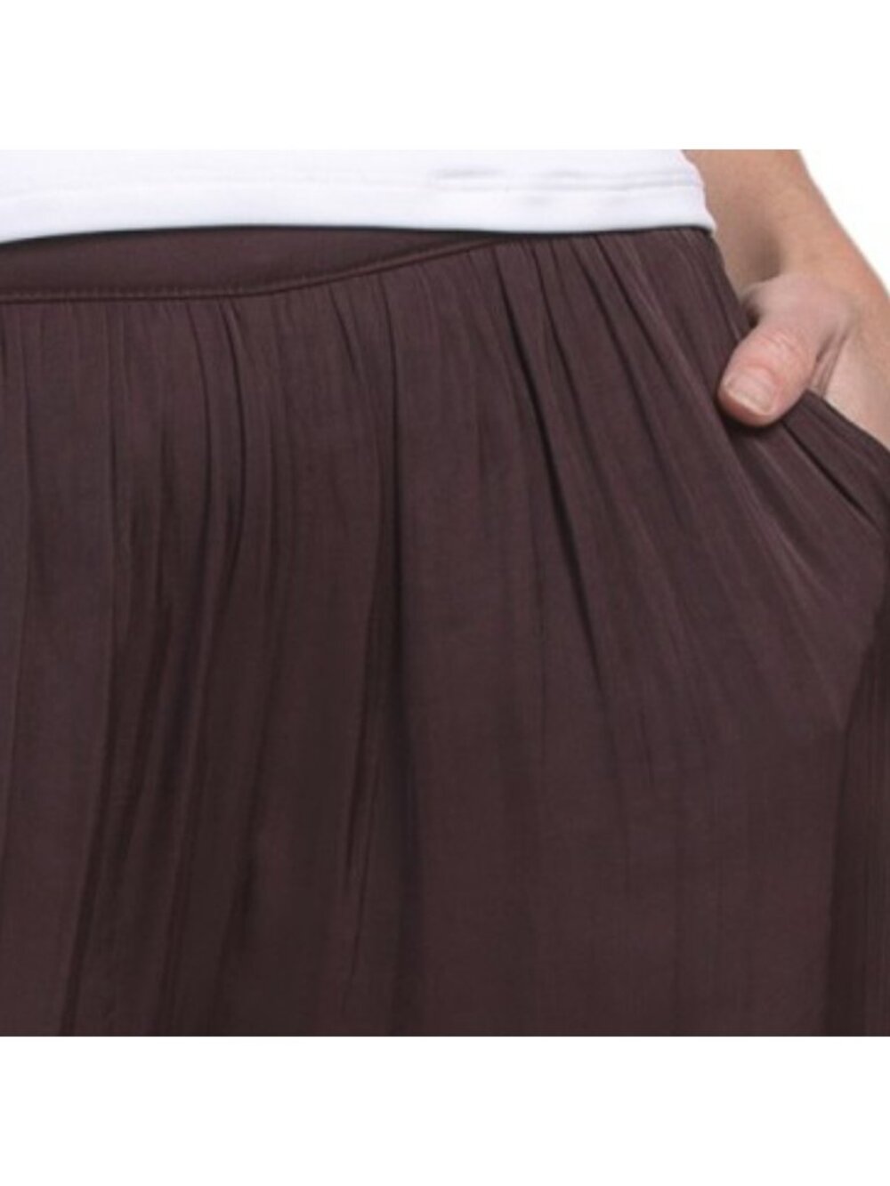 CAMILA COELHO Airflow Satin Tie Ankle Pants - Picture 3 of 4